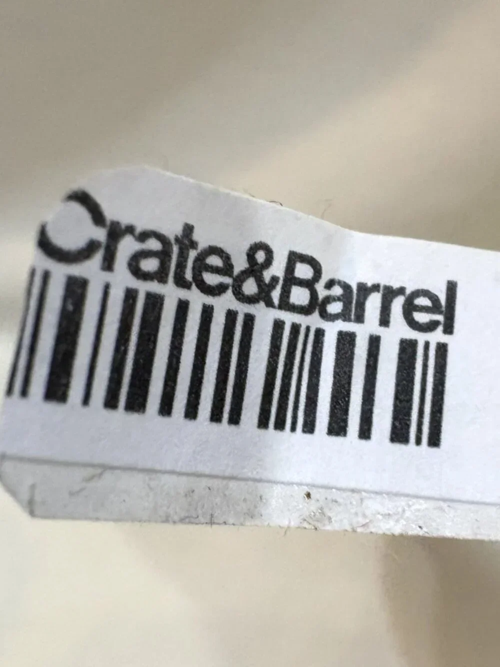 Crate & Barrel Porcelain Angel Holiday Bell Ornament